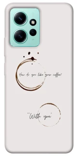 Чехол на Xiaomi Redmi Note 12 4G Coffee with you фото 1 из 1