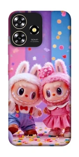 Чехол на ZTE Blade A73 4G Labubu twins ver.3 фото 1 из 1