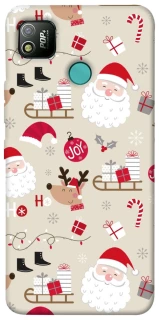 Чохол на TECNO POP 4 Новорічний v1 фото 1 з 1