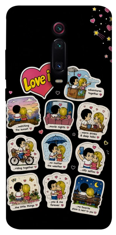 Чохол на Xiaomi Redmi K20 / K20 Pro / Mi9T / Mi9T Pro Love is ver.4 фото 1 з 1