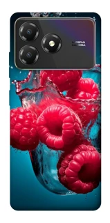 Чехол на ZTE Blade A36 Малинка в воде фото 1 из 1