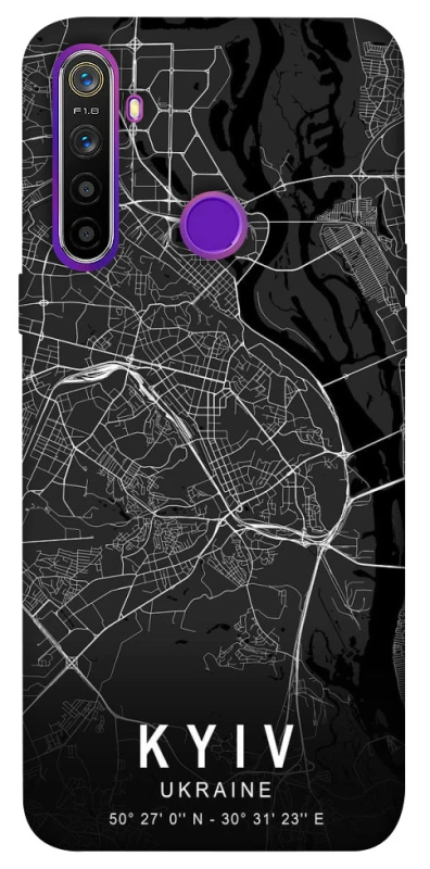 Чехол на Realme 5 Kyiv map фото 1 из 1