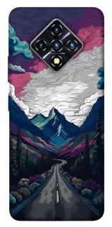 Чехол на Infinix Zero 8 Нарисованные горы фото 1 из 1