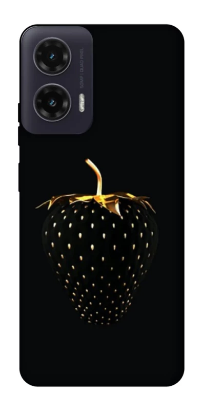 Чохол на Motorola Moto G35 Чорна полуниця фото 1 з 1