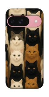 Чехол на Google Pixel 9 Colorful Cat Collage фото 1 Чехол на Google Pixel 9 Colorful Cat Collage фото 1 из 1