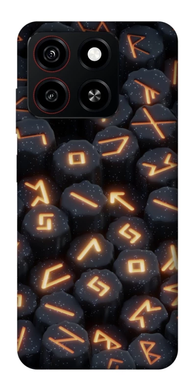 Чехол на ZTE Blade A35 4G Огненые руны фото 1 из 1