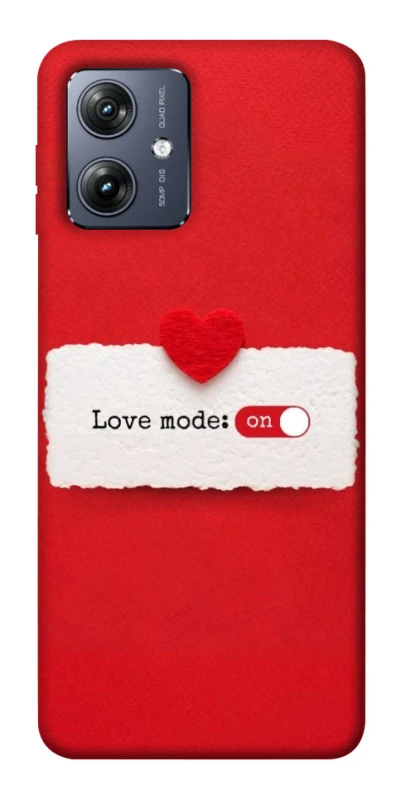 Чохол на Motorola Moto G54 Love Mode ON фото 1 з 1