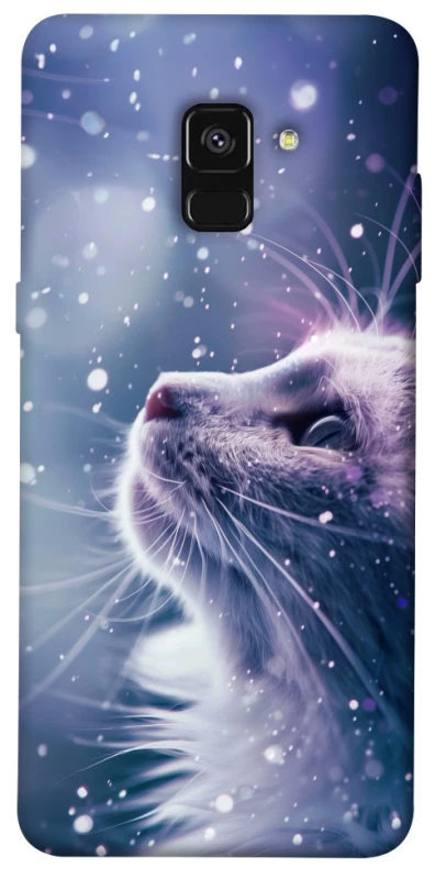 Чехол на Samsung A530 Galaxy A8 (2018) Snow cat фото 1 из 1