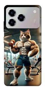 Чехол на ZTE Blade A76 Качок кот фото 1 из 1