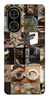 Чохол на Xiaomi Poco C71 Coffee collage ver.3 фото 1 з 1