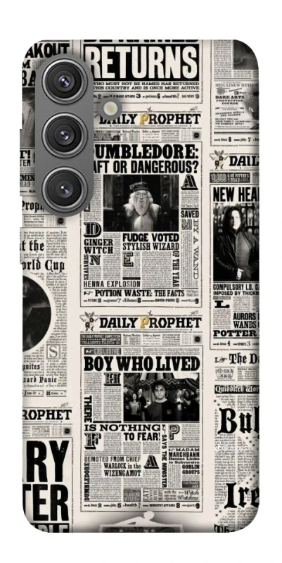 Чохол на Samsung Galaxy S24+ Harry Potter newspaper фото 1 з 1