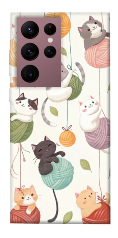 Чехол на Samsung Galaxy S22 Ultra Funny Kittens фото 1 из 1