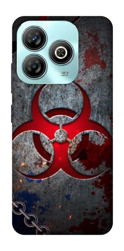 Чехол на ZTE Blade A75 4G Радиация v3 фото 1 из 1