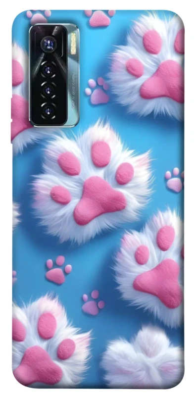 Чохол на TECNO Camon 17 Pro Cat paw фото 1 з 1