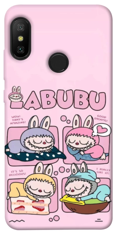 Чехол на Xiaomi Mi A2 Lite / Xiaomi Redmi 6 Pro Labubu Dreams Collage фото 1 из 1