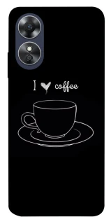 Чехол на Oppo A17 Black coffee фото 1 из 1