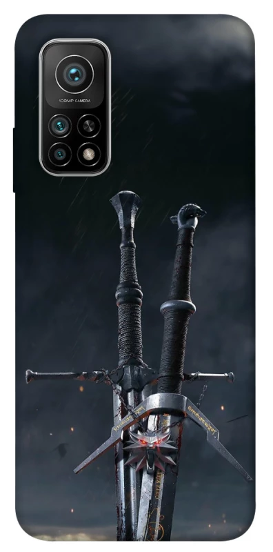 Чехол на Xiaomi Mi 10T Мечи Ведьмака фото 1 из 1