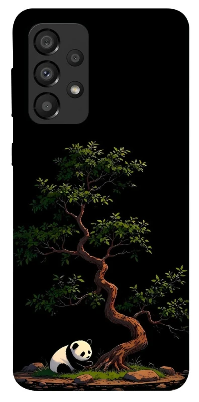 Чехол на Samsung Galaxy A33 5G Panda and tree фото 1 из 1