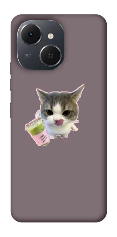 Чохол на TECNO Spark 40C cat matcha фото 1 з 1