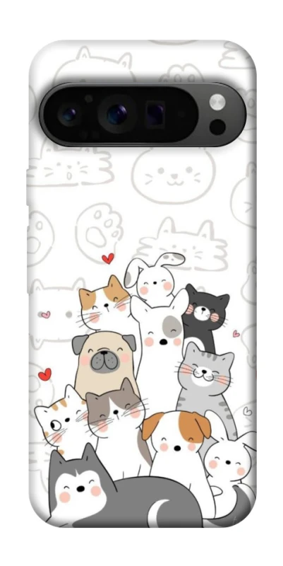 Чехол на Google Pixel 9 Pro Funny Pets фото 1 из 1