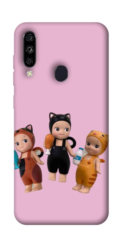 Чохол на ZTE Blade A7 (2020) Cat Cafe Trio фото 1 з 1