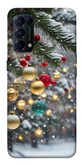 Чехол на Oppo Reno 5 4G Новогодний v48 фото 1 из 1