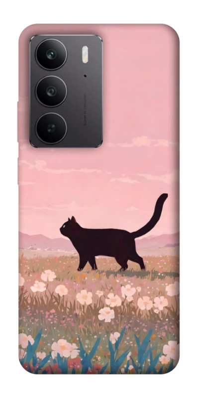 Чохол на Realme C75 cat on a field фото 1 з 1