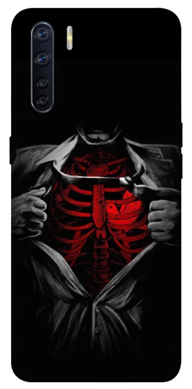 Чохол на Oppo A91 Skeleton Heart фото 1 з 1