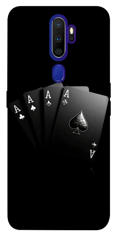 Чохол на Oppo A5 (2020) / Oppo A9 (2020) Black Cards фото 1 з 1