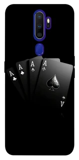 Чехол на Oppo A5 (2020) / Oppo A9 (2020) Black Cards фото 1 из 1