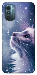 Чехол на Nokia G21 Snow cat фото 1 из 1