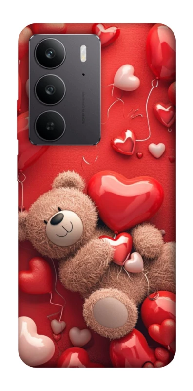 Чохол на Realme C75 bear in hearts фото 1 з 1
