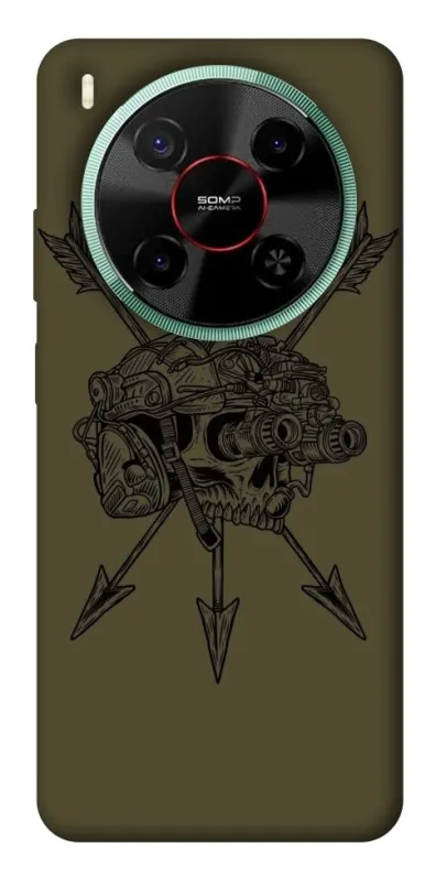 Чохол на ZTE Nubia V70 Max Mil skull фото 1 з 1