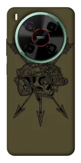 Чехол на ZTE Nubia V70 Max Mil skull фото 1 из 1