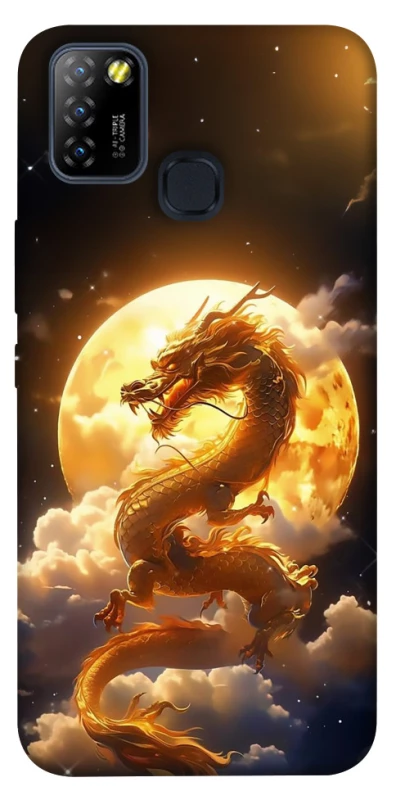 Чохол на Infinix Hot 10 Lite Golden Dragon фото 1 з 1