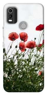 Чехол на Nokia C21 Plus Поле маков фото 1 из 1