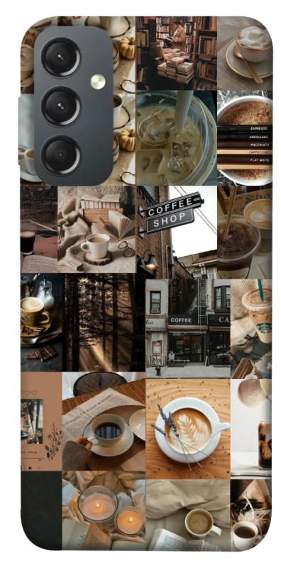 Чохол на Samsung Galaxy A24 4G Coffee collage ver.3 фото 1 з 1