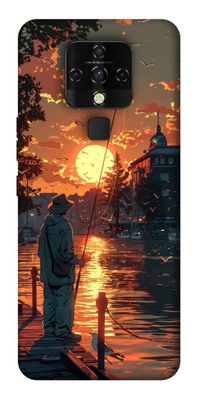Чехол на TECNO Camon 16 SE Fishing фото 1 из 1