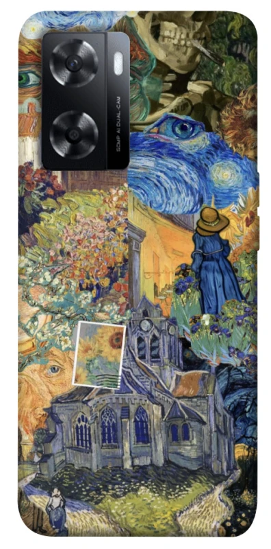 Чохол на Oppo A57s Van Gogh collage фото 1 з 1