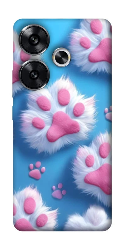 Чохол на Xiaomi Poco F6 Cat paw фото 1 з 1