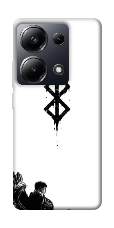 Чехол на Xiaomi Poco M6 Pro 4G berserk white фото 1 из 1