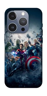 Чехол на Apple iPhone 16 Pro Marvel heroes фото 1 из 1