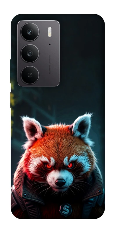 Чохол на Realme C75 Cyber Red Panda фото 1 з 1