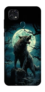 Чохол на ZTE Blade 20 Smart Вовк під місяцем фото 1 з 1