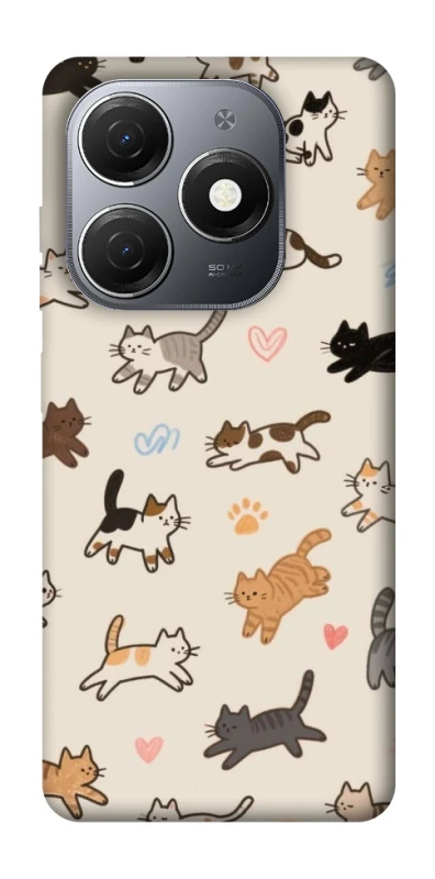 Чохол на TECNO Spark 20 Cat style ver.2 фото 1 з 1