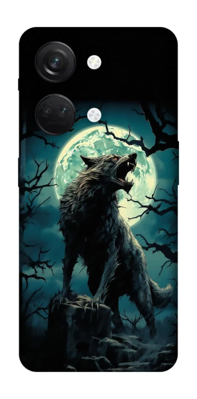 Чохол на OnePlus Nord 3 Вовк під місяцем фото 1 з 1