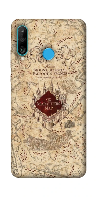Чохол на Huawei P30 lite Harry Potter Marauder's Map фото 1 з 1