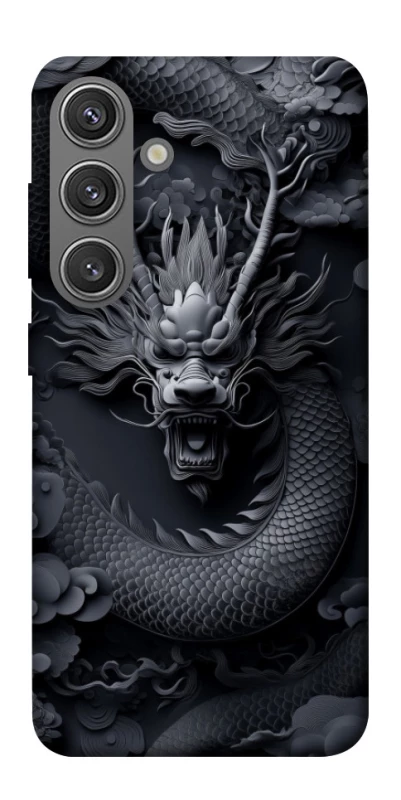 Чехол на Samsung Galaxy S24 black dragon фото 1 из 1