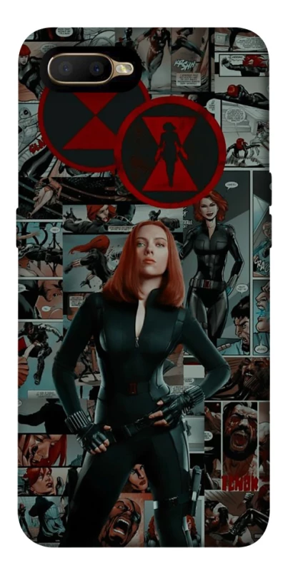 Чохол на OPPO A5 / A3S / AX5 / R15-NEO Black Widow фото 1 з 1