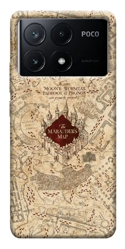 Чохол на Xiaomi Poco X6 Marauders map фото 1 з 1